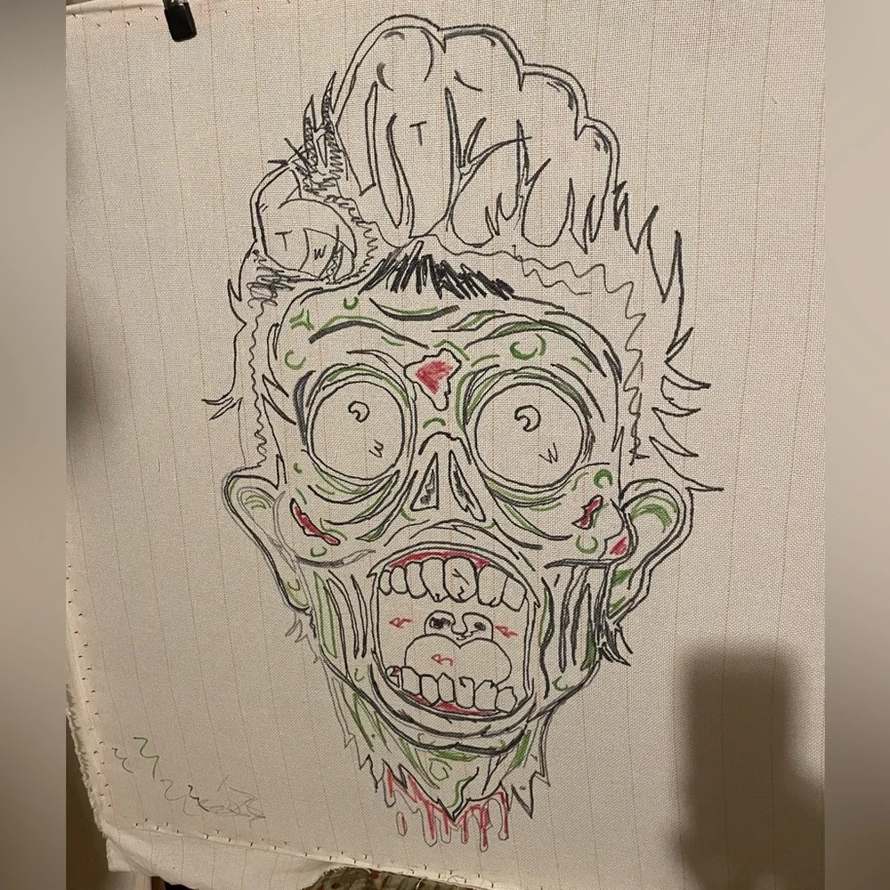 Handmade Zombie Rug - Picture 2 of 6